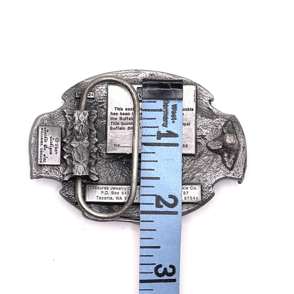 Vintage Buffalo Bills 1987 Limited Edition Belt Buckle Siskiyou Buckle Co Signed - Picture 6 of 13